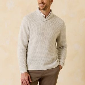 TOMMY BAHAMA Updrift Cashmere Shawl Collar Sweater